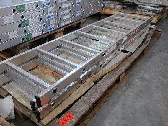 Used Hailo ALO-72MA 3 aluminium ladders - azimuth 3.XM for Sale (Online Auction) | NetBid Industrial Auctions