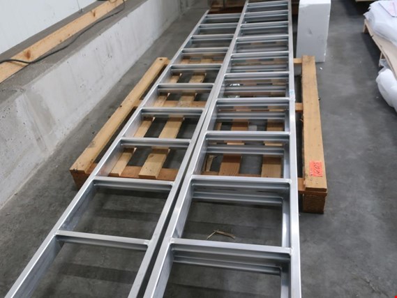 Used Günzburger 3 aluminium ladders, roof 3.XM for Sale (Online Auction) | NetBid Industrial Auctions