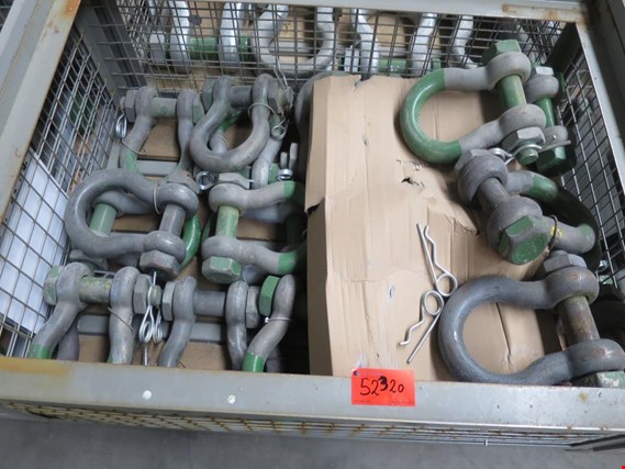 Used WLL 40 t, Super Green Pin 39 bow shackles for Sale (Auction Premium) | NetBid Industrial Auctions