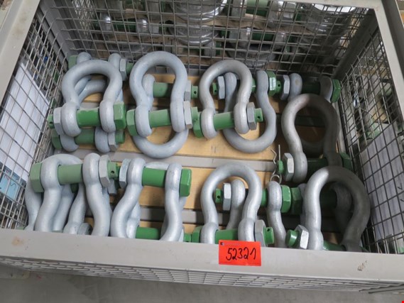 Used WLL 35 t, Green Pin 17 bow shackles for Sale (Auction Premium) | NetBid Industrial Auctions