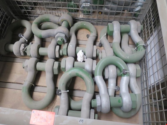 Used WLL 55 t, Super Green Pin 11 bow shackles for Sale (Auction Premium) | NetBid Industrial Auctions