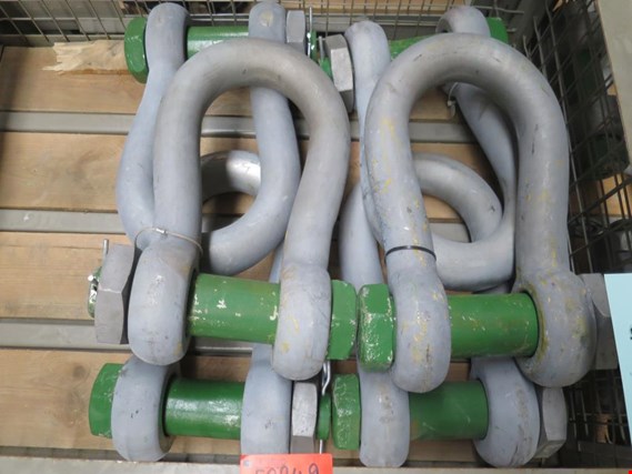 Used WLL 85 t, Green Pin 5 bow shackles for Sale (Auction Premium) | NetBid Industrial Auctions