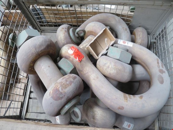 Used WLL 150 t, Green Pin 5 bow shackles for Sale (Auction Premium) | NetBid Industrial Auctions