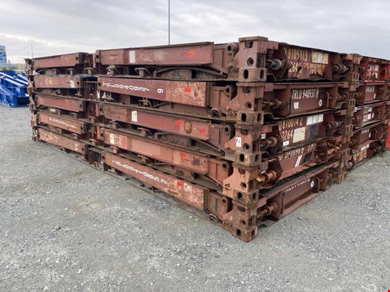 Used Singamas Container Industry Company Ltd. 20´ folding flatrack for Sale (Auction Premium) | NetBid Industrial Auctions