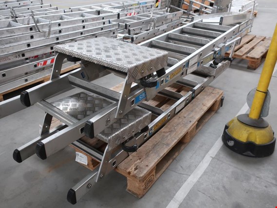 Used Zarges/Toulux 41358 3 Aluminium assembly ladders for Sale (Auction Premium) | NetBid Industrial Auctions