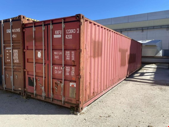 Used 40´ sea container (standard box) for Sale (Auction Premium) | NetBid Industrial Auctions