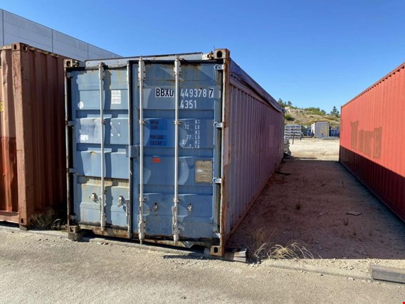 Used 40` sea container (open top) for Sale (Auction Premium) | NetBid Industrial Auctions