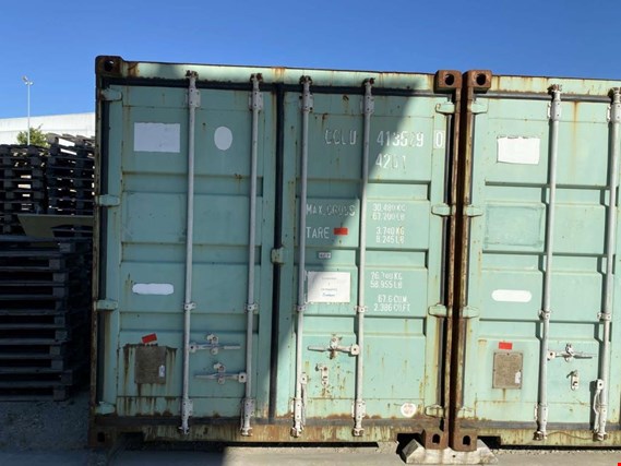 Used 40` sea container (standard box) for Sale (Auction Premium) | NetBid Industrial Auctions