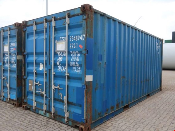 Used 20`- Sea container (standard box) for Sale (Auction Premium) | NetBid Industrial Auctions