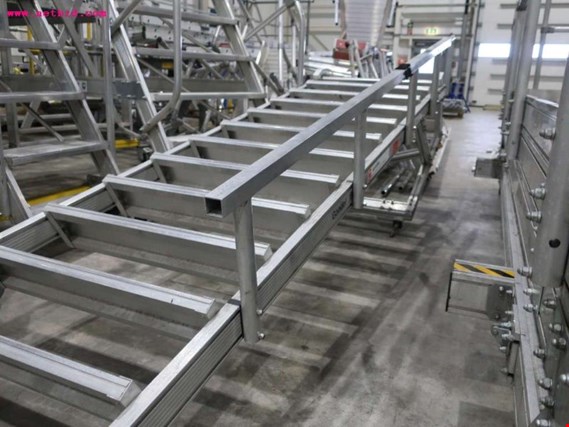 Used Euroline Aluminium access ladder (BHV704) for Sale (Auction Premium) | NetBid Industrial Auctions