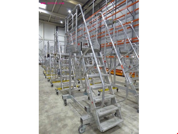 Used Günzburger Aluminium platform ladder (BHV702) for Sale (Auction Premium) | NetBid Industrial Auctions