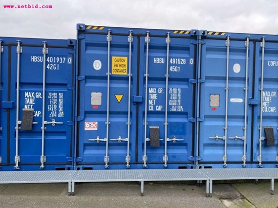 Used 40´ sea container (high cube) for Sale (Auction Premium) | NetBid Industrial Auctions