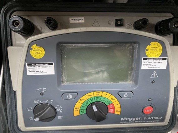 Used Megger DLRO 10 HD Lightning protection measuring device for Sale (Auction Premium) | NetBid Industrial Auctions