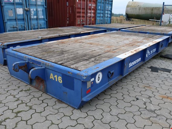 Used Seacom RT5,2M-26T Heavy duty trailer (A16) for Sale (Auction Premium) | NetBid Industrial Auctions