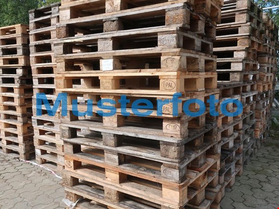 Used 1 Posten Euro pallets and folding frames for Sale (Online Auction) | NetBid Industrial Auctions