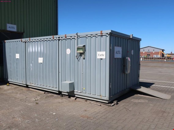 Gefahrgutlagercontainer gebraucht kaufen (Auction Premium) | NetBid Industrie-Auktionen