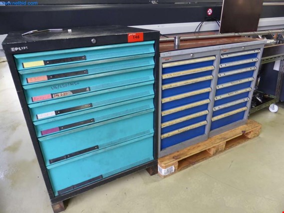Used Plus/ Schäfer 3 Telescopic drawer cabinets for Sale (Auction Premium) | NetBid Industrial Auctions
