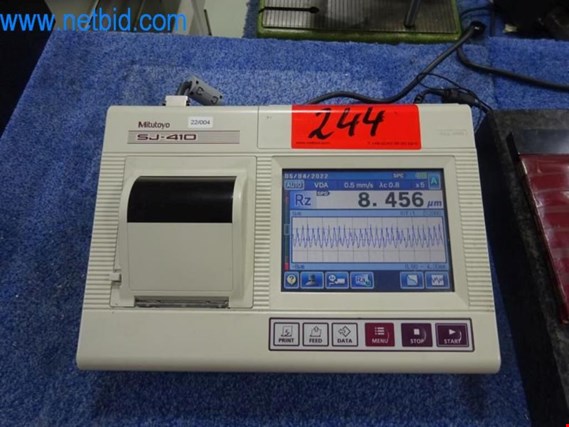 Used Mitutoyo SJ410 Contour and radius measuring device for Sale (Auction Premium) | NetBid Industrial Auctions