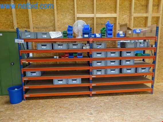 Used 6 lfm. Storage rack for Sale (Auction Premium) | NetBid Industrial Auctions