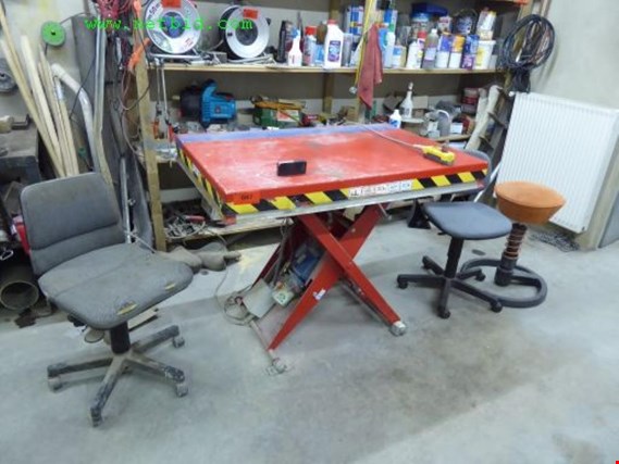 Used Electro-hydraulic scissor lift table for Sale (Auction Premium) | NetBid Industrial Auctions