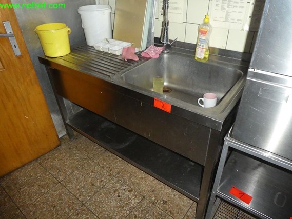 Used Stainless steel sink unit for Sale (Trading Premium) | NetBid Industrial Auctions
