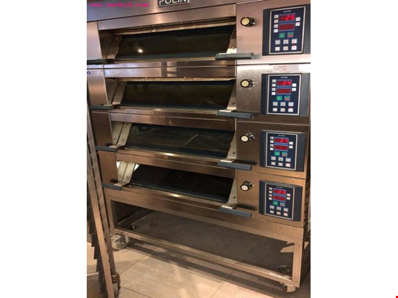 Used Polin CamsoS2STA4060H18S Polin 4 deck oven for Sale (Auction Premium) | NetBid Industrial Auctions