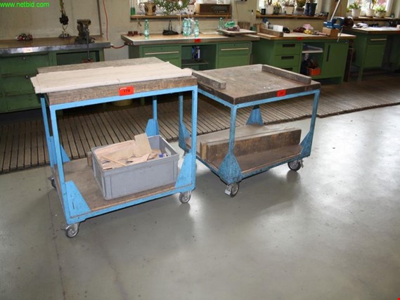 Used 2 multi-level transport/assembly trolleys for Sale (Auction Premium) | NetBid Industrial Auctions