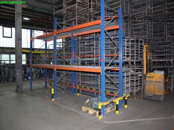 Used 20 lfm. pallet shelf for Sale (Auction Premium) | NetBid Industrial Auctions