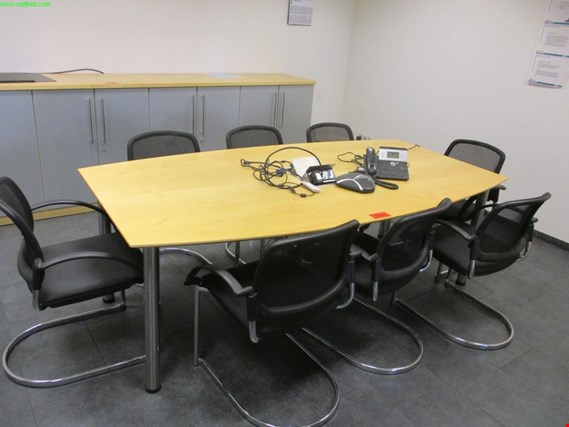 Used conference table for Sale (Auction Premium) | NetBid Industrial Auctions