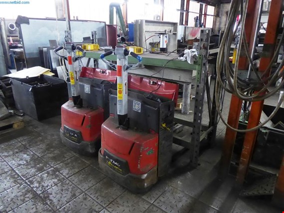 Used Mitsubishi PBP16N2 Electric low-floor pallet truck for Sale (Online Auction) | NetBid Industrial Auctions