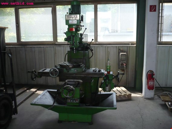 Used Holke F-10-V Tool milling machine for Sale (Auction Premium) | NetBid Industrial Auctions