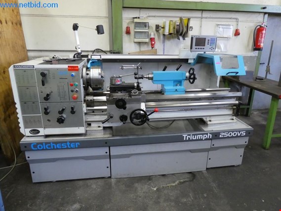 Used Colchester Triumpf 2500 VS sliding and screw cutting lathe for Sale (Trading Premium) | NetBid Industrial Auctions