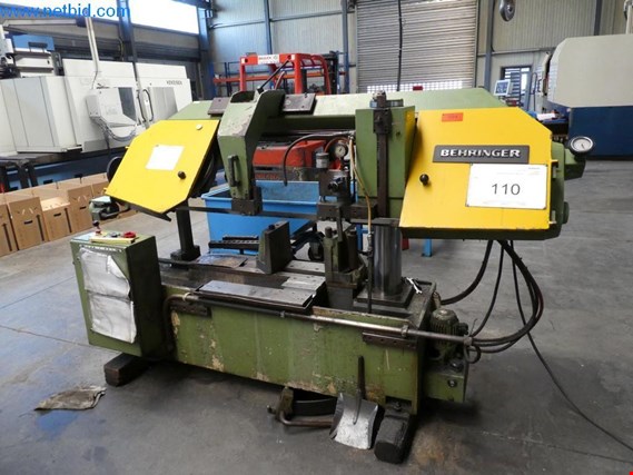 Used Behringer HBP-320 automatic horizontal band saw for Sale (Auction Premium) | NetBid Industrial Auctions
