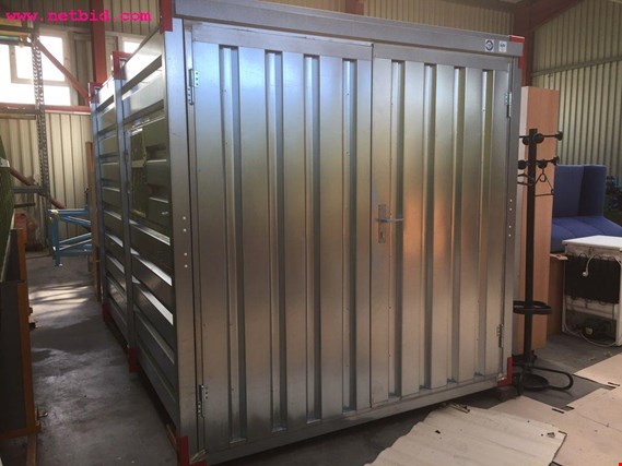 Used Galvanized storage container for Sale (Auction Premium) | NetBid Industrial Auctions