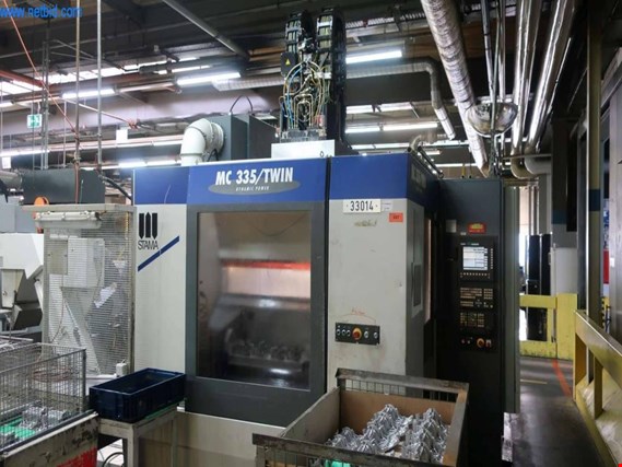 Used Stama MC 335/Twin CNC machining center for Sale (Online Auction) | NetBid Industrial Auctions