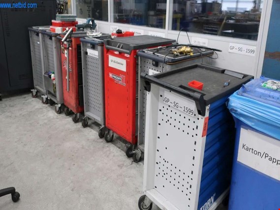 Used Garant / Gedore / Facom 8 tool trolleys for Sale (Auction Premium) | NetBid Industrial Auctions