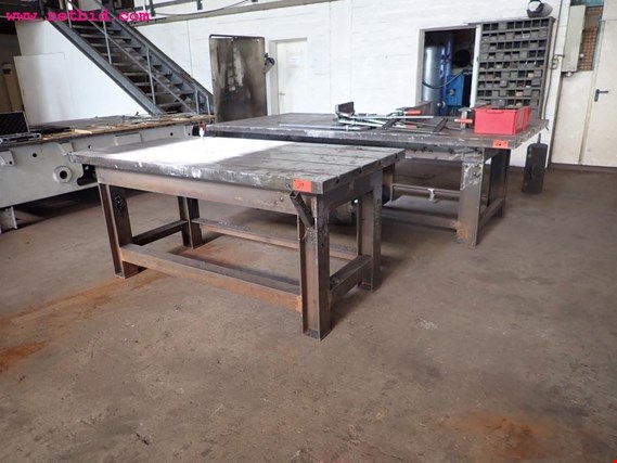 Used 2 Heavy welding tables for Sale (Auction Premium) | NetBid Industrial Auctions