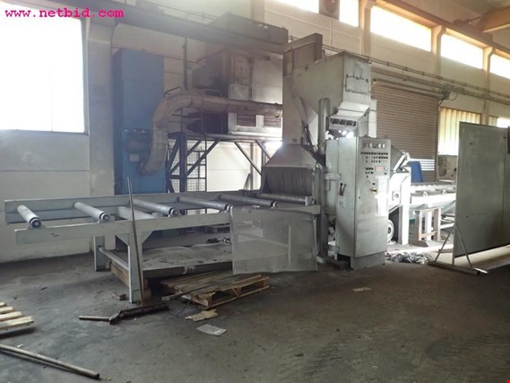Used RZ1250/4 Roller table wheel blast machine for Sale (Auction Premium) | NetBid Industrial Auctions