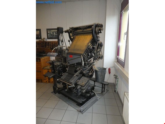 Used Berliner Maschinenbau AG Linotype 4a Setting machine (decoration) for Sale (Auction Premium) | NetBid Industrial Auctions