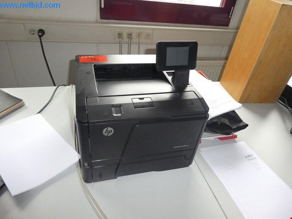 Used HP LaserJet Pro 400 M401dn Laser printer for Sale (Trading Premium) | NetBid Industrial Auctions