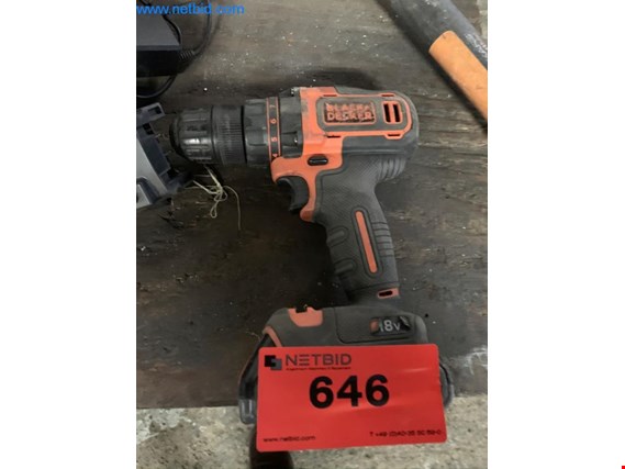 Used Black & Decker BDCDD186 H1 Cordless screwdriver for Sale (Trading Premium) | NetBid Industrial Auctions
