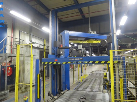 Used Mosca pallet strapping system for Sale (Auction Premium) | NetBid Industrial Auctions