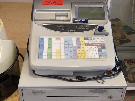 Used Casio TE-2400 electronic cash register for Sale (Auction Premium) | NetBid Industrial Auctions
