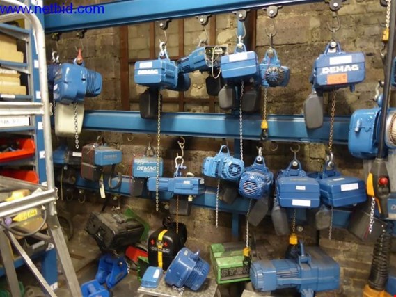 Used Demag 12 Electronic chain hoists for Sale (Auction Premium) | NetBid Industrial Auctions