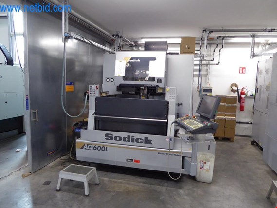 Used Sodick AQ 600 L Wire eroding machine (surcharge under reserve) for Sale (Trading Premium) | NetBid Industrial Auctions