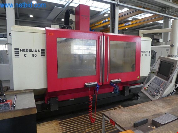Used Hedelius C80/40/530/1800/8 3-axis CNC machining centre (surcharge subject to change) for Sale (Auction Premium) | NetBid Industrial Auctions