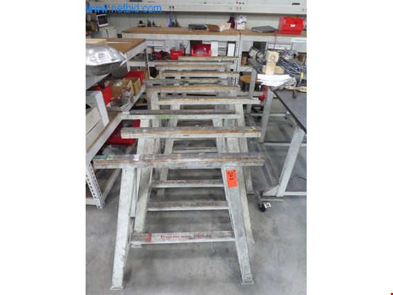 Used 10 Metal trestles for Sale (Auction Premium) | NetBid Industrial Auctions