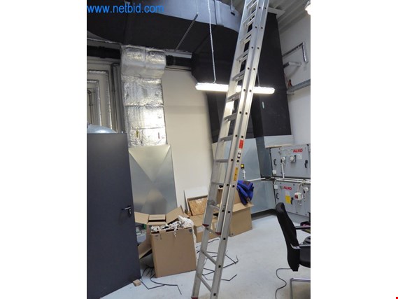 Used Poeschco Aluminium single ladder for Sale (Auction Premium) | NetBid Industrial Auctions