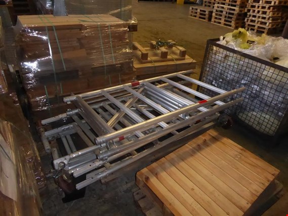 Used Layher Quick-assembly aluminum scaffolding for Sale (Auction Premium) | NetBid Industrial Auctions