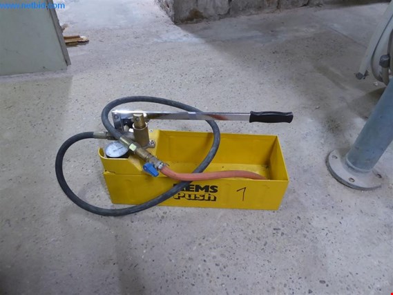 Used Rems Pressure test pump for Sale (Auction Premium) | NetBid Industrial Auctions